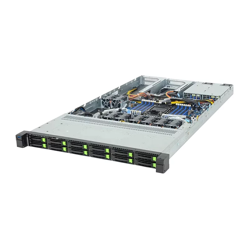 GIGABYTE R164-SG5-AAV1 1U Rack Server Barebone, Single LGA-4710, 4x 3,5 inch Hot-Swap Bays, 2x 10GbE, 800W Redundant PSU