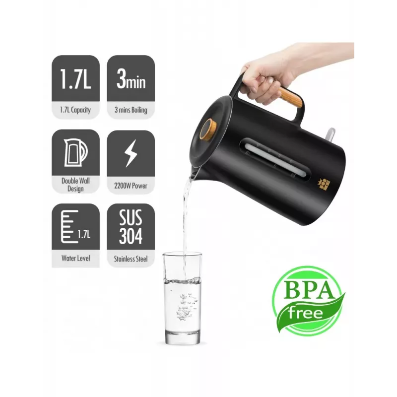 ForMe FKG-852 belaidis elektrinis virdulys 1,7 L baltas