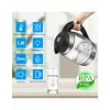 ForMe FKG-458 Belaidis Elektrinis Virdulys 1.8 L Nerūdijantis Plienas / Juoda