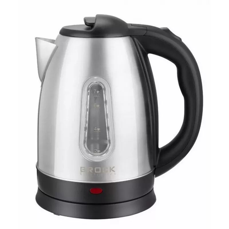 Brock WK 0601 SS Elektrinis virdulys 1,7 l 2200 W nerūdijantis plienas