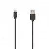 SEEK TOTI USB-A į Lightning, 2m PVC duomenų kabelis 2A (ne MFI), juodas