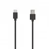 SEEK TOTI USB-A į Type-C, 1m PVC duomenų laidas 3A, juodas