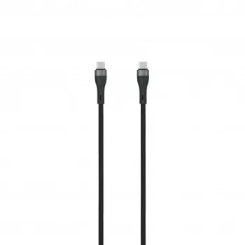 SEEK TOTI USB-C į USB-C pintas laidas 2 m, 3 A, juodas