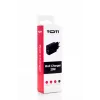 SEEK TOTI 20W Type-C + USB A sieninis greitasis įkroviklis, juodas