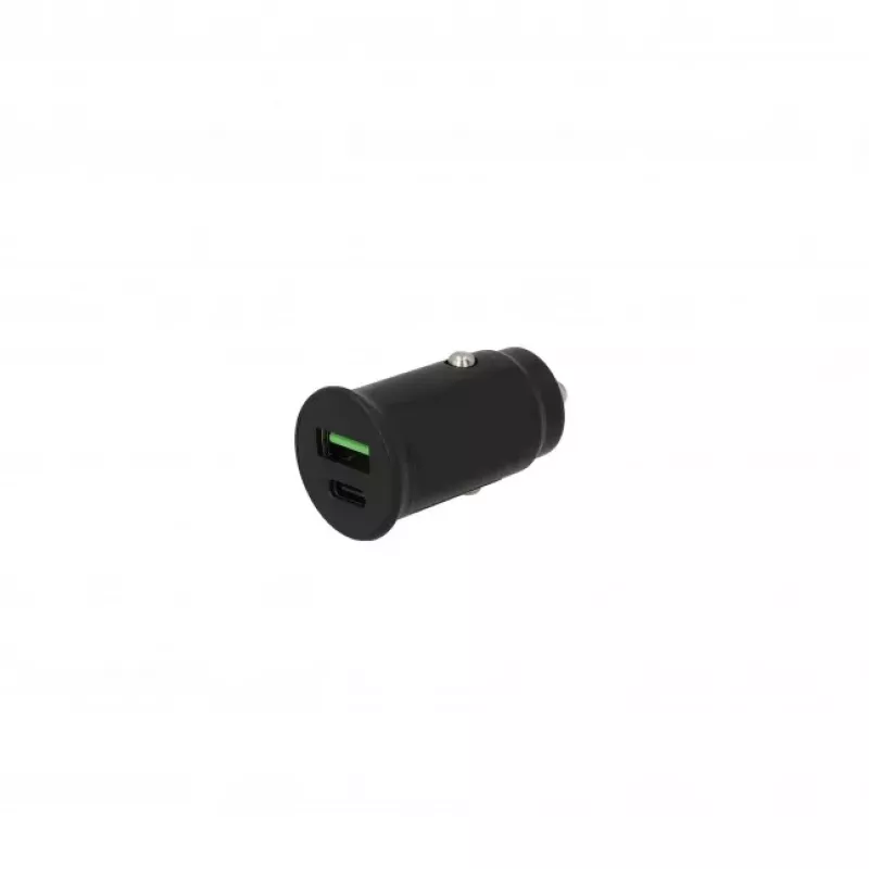 SEEK TOTI 30W Type-C + USB A automobilinis greitasis įkroviklis, juodas