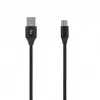 SEEK TOTI USB A į Micro USB, 2m Pintas Laidas 2A, Juodas
