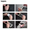 TOTI PREMIUM PREMIUM Grūdinto stiklo 3D ekrano apsauga „Full Cover“, skirta „Samsung Galaxy S24+/S25+“