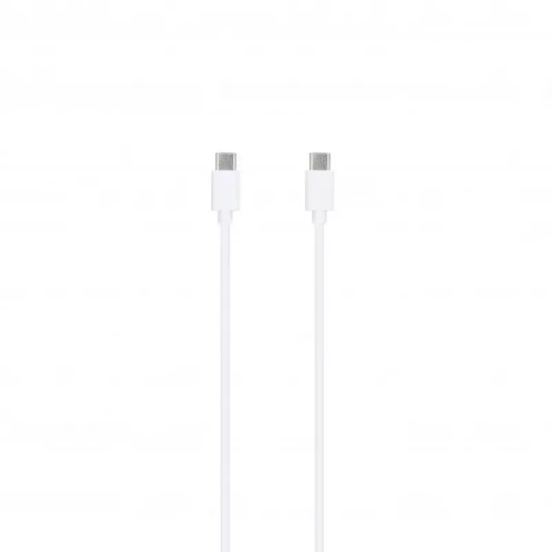 SEEK TOTI 20W Type-C PD sieninis greitasis įkroviklis su Type-C į Type-C 1 m PVC duomenų kabeliu, 3A, baltas