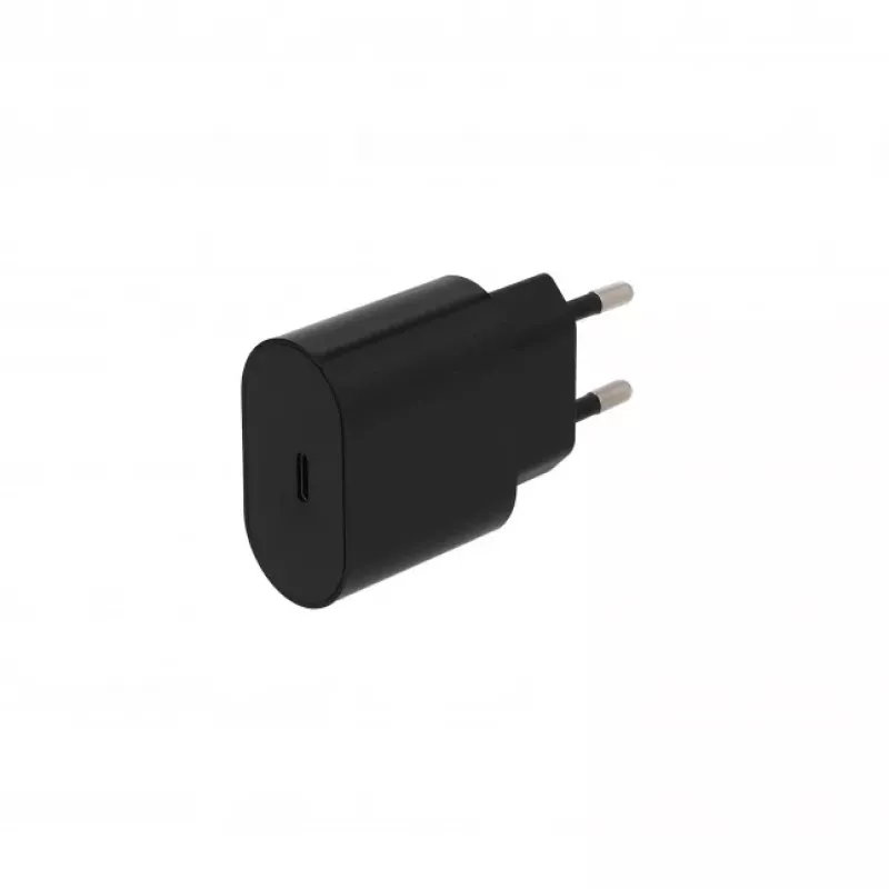 SEEK TOTI 20W Type-C PD Wall Fast Charger su Type-C į Type-C, 1 m PVC duomenų kabeliu 3A, juoda