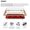 TOTI PREMIUM Premium Tempered Screen Protector Glass 3D Full Cover, skirta Apple iPhone 16 Plus / 15 Plus