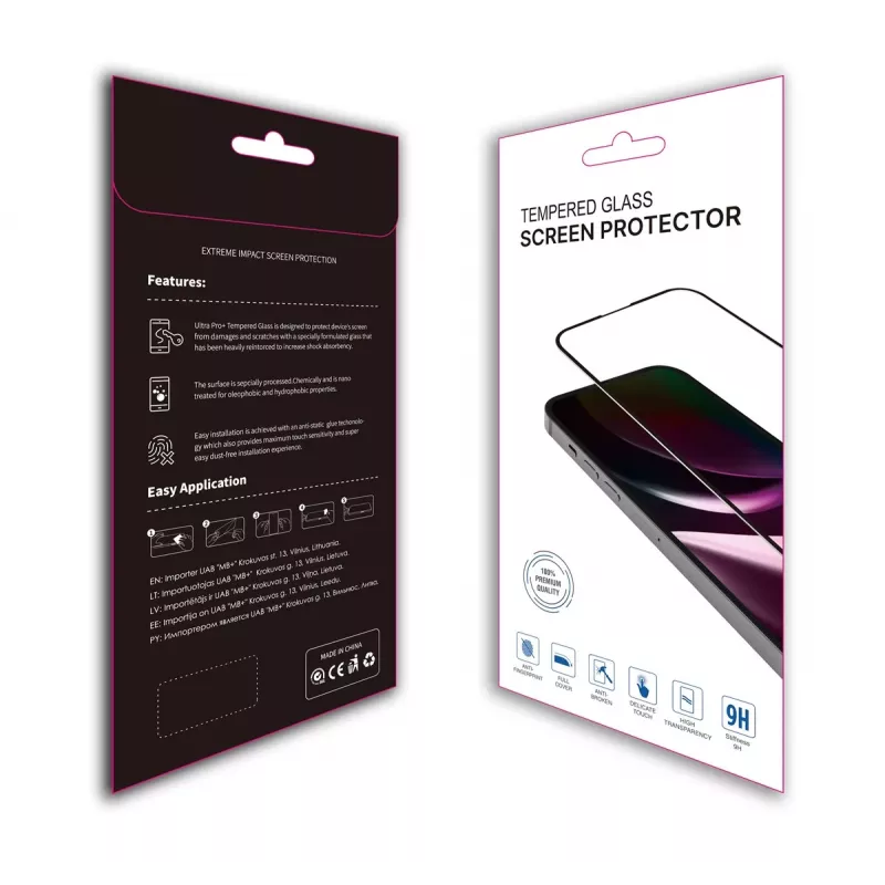 VAZOTEL Crystal Clear Screen Protector for iPhone 15 Plus/16 Plus (2 vnt.)