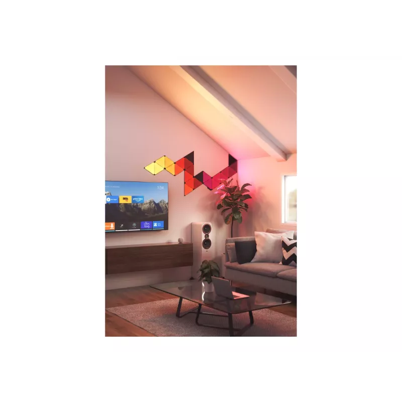 Nanoleaf Shapes Black Triangles Starter Kit (9 Panelių) 42W WiFi