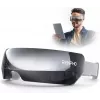 RENPHO Eyeris View Eye Massager su šiluma, oro kompresija, vibracija, Bluetooth, USB-C, sulankstomas, pilkas