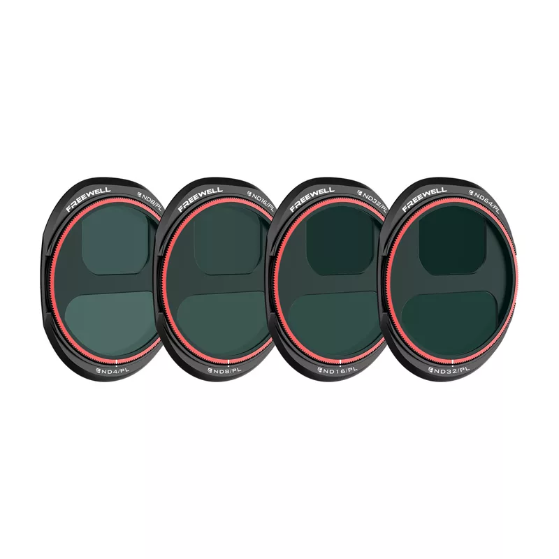 FREEWELL filtrų rinkinys, skirtas DJI Mavic 4 Pro ND/PL Bright Day (4 vnt.)