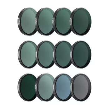 „Freewell“ filtrų rinkinys „OSMO Action 6 Mega Kit“ – 12 dalių