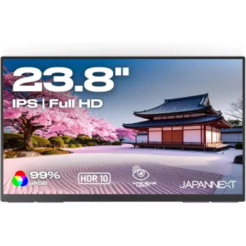JAPANNEXT 60.5 cm (23.8 inch) JN-MD-IPS238F-C6 Full HD IPS Monitor with HDMI and USB-C, Black