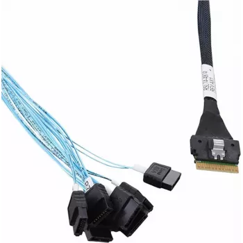 Microchip Adaptec Internal SAS Cable - 1x8 Slim SAS (SFF-8654) to 8x SATA - 0.8m