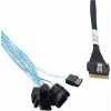 Microchip Adaptec Internal SAS Cable - 1x8 Slim SAS (SFF-8654) to 8x SATA - 0.8m