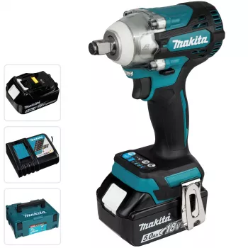 Makita DTW300TJX7 akumuliatorinis smūginis veržliaraktis 1/2 inch kvadratinis kotas su papildoma baterija