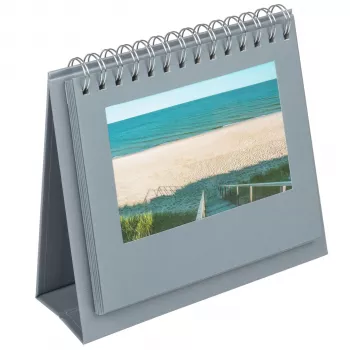 Walther Spiralinis fotoalbumas 10x15 cm pilkas vertikalus 12 nuotraukų SF440D