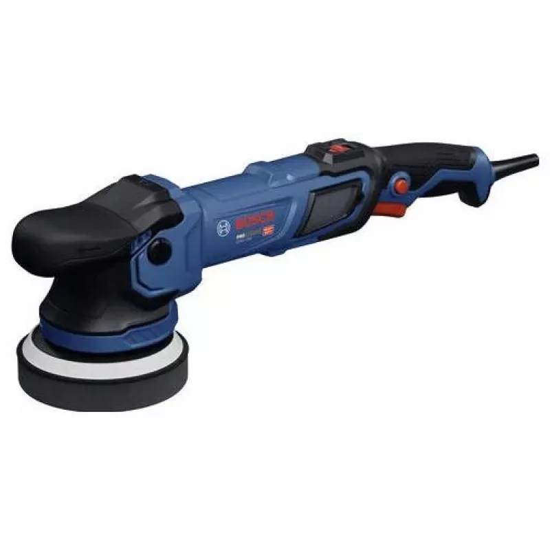 BOSCH GPX9-125S Rotary Polisher Kit su putplasčiu disku ir poliravimo gaubtu, 18V belaidis (be akumuliatoriaus)