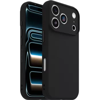 OtterBox Figura Series Back Cover, skirta Apple iPhone 15 Pro Max – suderinama su MagSafe – juoda