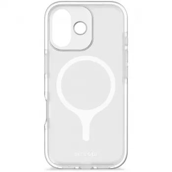 Decoded DropTec Transparent Backcover for iPhone 17 su MagSafe (Frosted White)