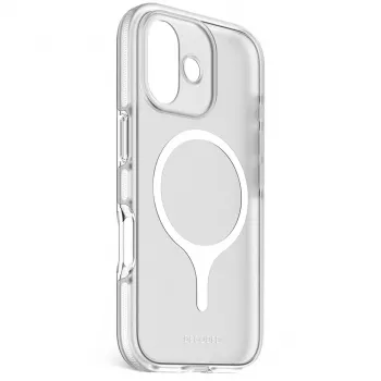 Decoded DropTec Transparent Backcover for iPhone 17 su MagSafe (Frosted White)