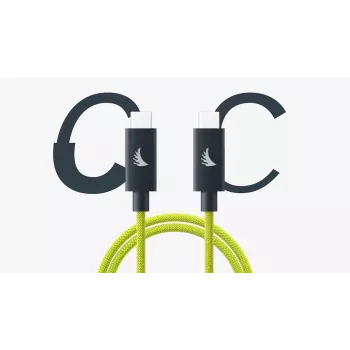 Angelbird USB-C 4.0 Solid Flex Cable Lime 6.6 ft (2 m) UC4SFL200