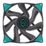 Iceberg Interactive IceGALE Xtra 140mm juodas korpuso ventiliatorius - 500-2500 RPM - 169 CFM - 47 dB - PWM