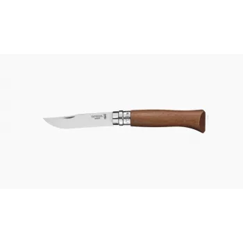 Opinel kišeninis peilis Nr. 08 su riešutmedžio rankena