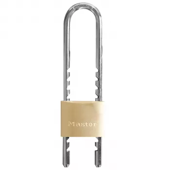 Master Lock 1950EURDCC reguliuojamas kablys spyna 50 mm tvirtas žalvarinis korpusas raktinis užrakinimas