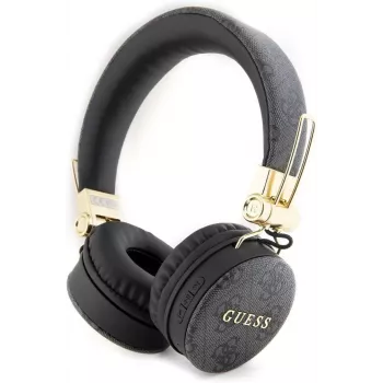 GUESS GUBH704GEMK Belaidės ausinės per ausį, juodos, 4G Metal Logo
