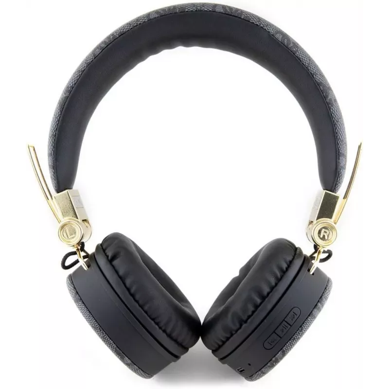 GUESS GUBH704GEMK Belaidės ausinės per ausį, juodos, 4G Metal Logo
