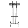 Eaton Tripp Lite Series Rolling TV/Monitor Cart DMCS3770L Classic Edition – juodas, sidabrinis