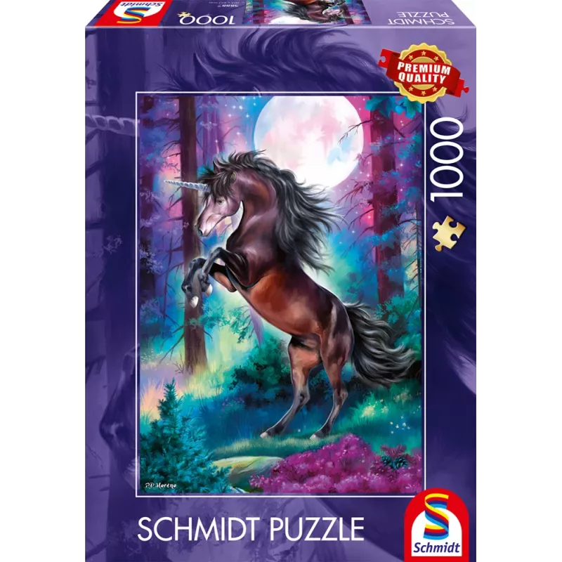 Schmidt Spiele Einhorn bei Vollmond 1000 Teilių Dėlionė