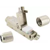 Schwaiger Keystone Network Cable Connector CAT 6A Shielded Tool-Free RJ45 Module