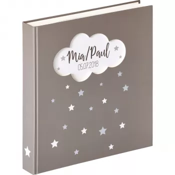 Walther Design Baby Magical fotoalbumas Brown/White 50 puslapių 28x31 cm UK-205