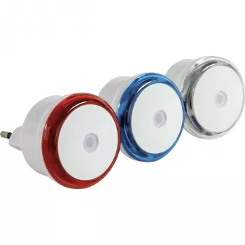 REV LED naktinio apšvietimo rinkinys 3 vnt. - Raudonas, Mėlynas, Baltas/Skaidrus žiedas - 0,8 W - Prieblandos jutiklis
