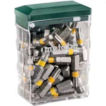 Metabo Bit-Box TX25 Security Torx Bit Set, 25-Piece (24 Bits + 1 Bit Holder)