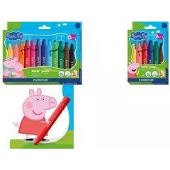STAEDTLER Noris Junior Flomasteriai Peppa Pig 6 spalvų