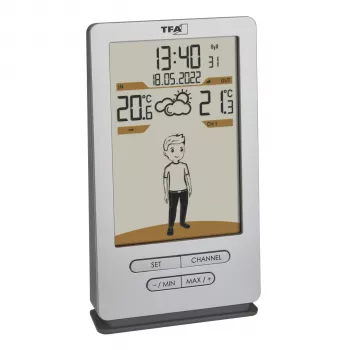 TFA WEATHER JACK 35.1166.54 belaidė meteorologinė stotis su 12–24 val. orų prognoze