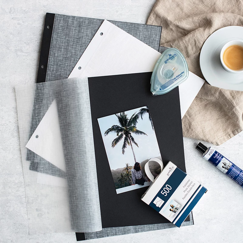 Goldbuch Photo Cardboard White DIN A4 with Glassine 20 Sheets 83001