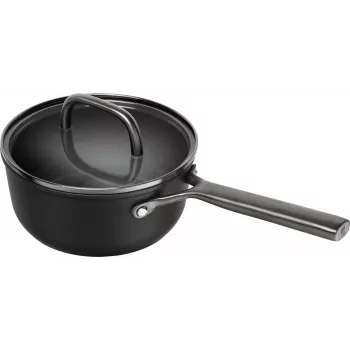 ZWILLING Milano puodas su stikliniu dangčiu 18 cm, juodas (1035051)