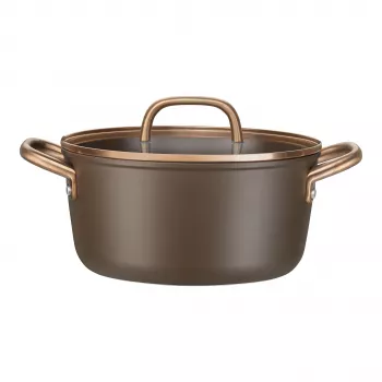 ZWILLING Milano Stock Pot su stikliniu dangčiu 24 cm, ruda