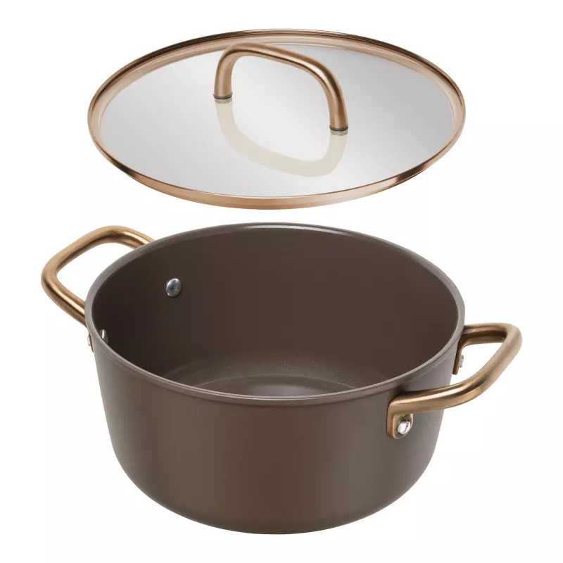 ZWILLING Milano Stock Pot su stikliniu dangčiu 24 cm, ruda