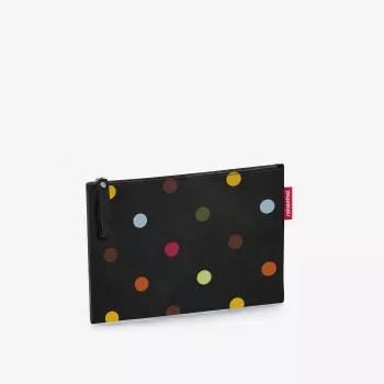 Reisenthel Case 1 Dots kosmetinė, juoda/multicolor, poliesteris, 240 mm x 170 mm