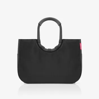 Reisenthel Loopshopper L Shopping Bag Black 25L Aluminium Handles