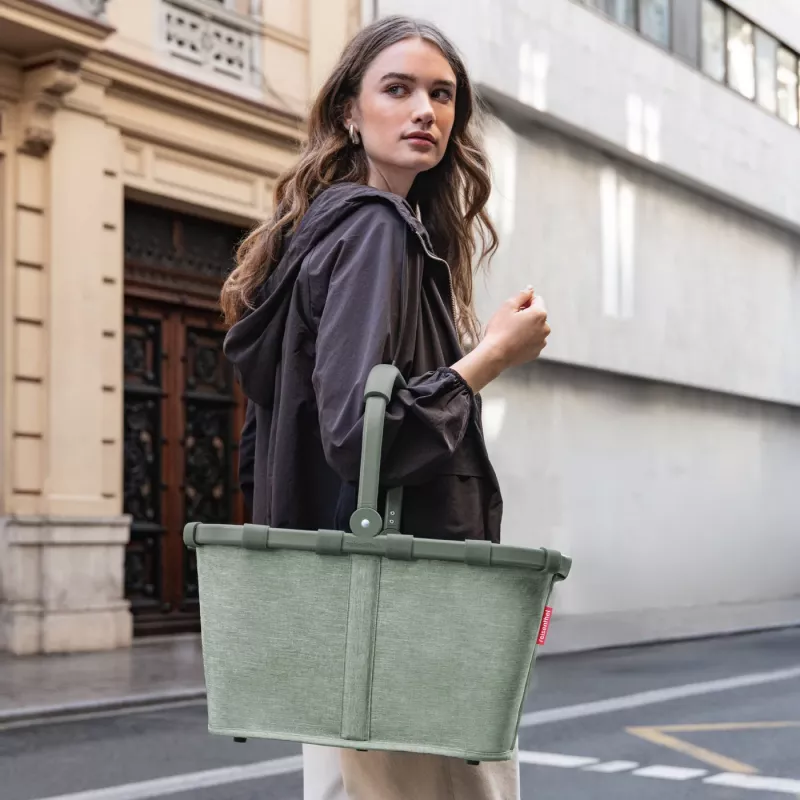 Reisenthel Carrybag Twist Sage apsipirkimo krepšys, 22 l