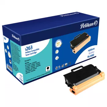 Pelikan suderinamas kasečių blokas, skirtas Brother TN-3480 – juoda – 8000 puslapių